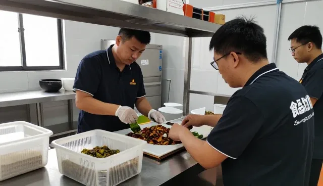 门店展厅中的食品代加工服务优势展示